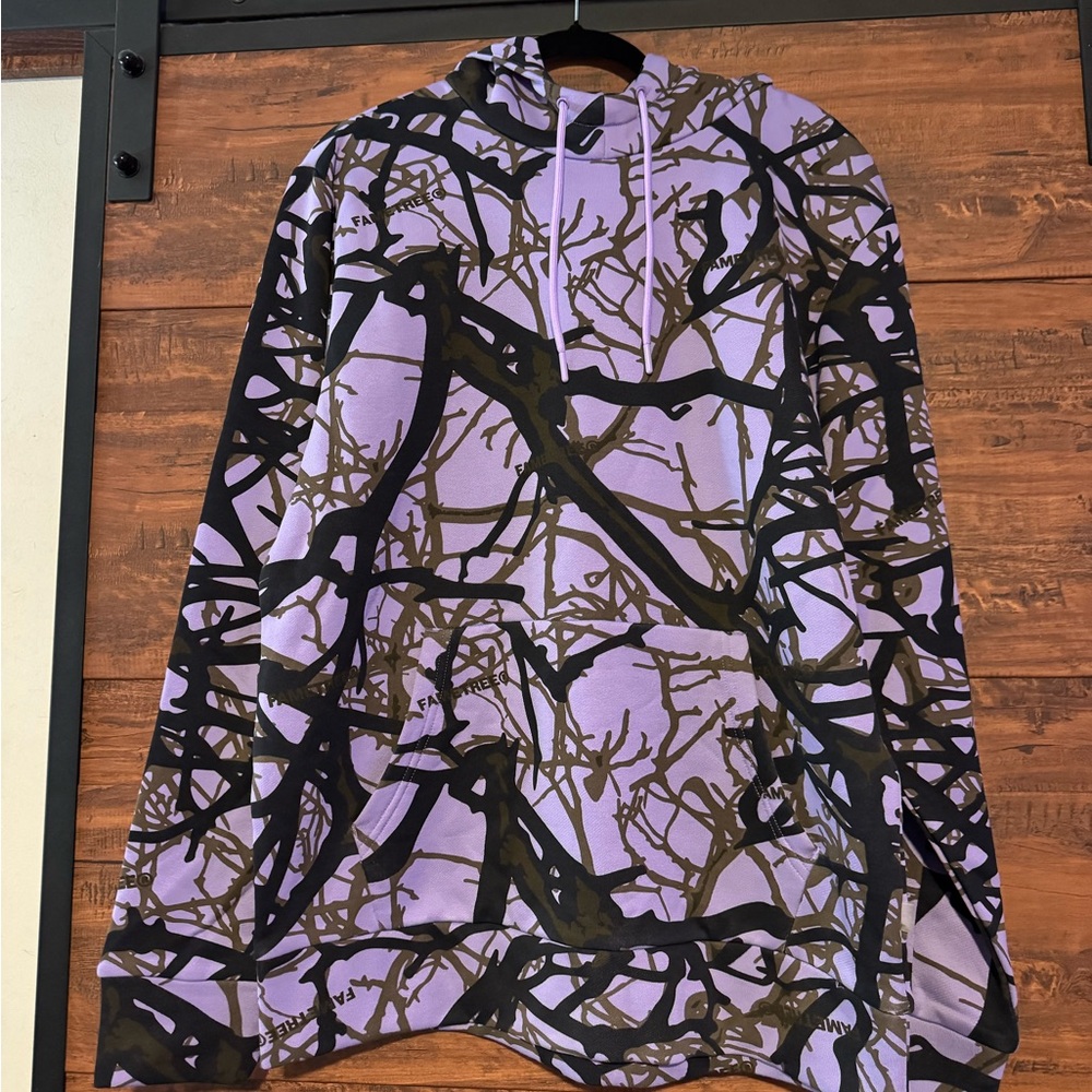 Hall of Fame Purple and Black camo Hoodie